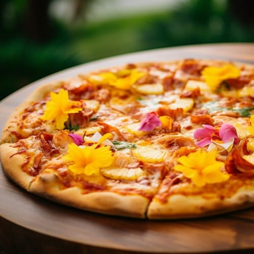 16" Hawaiian Pizza.