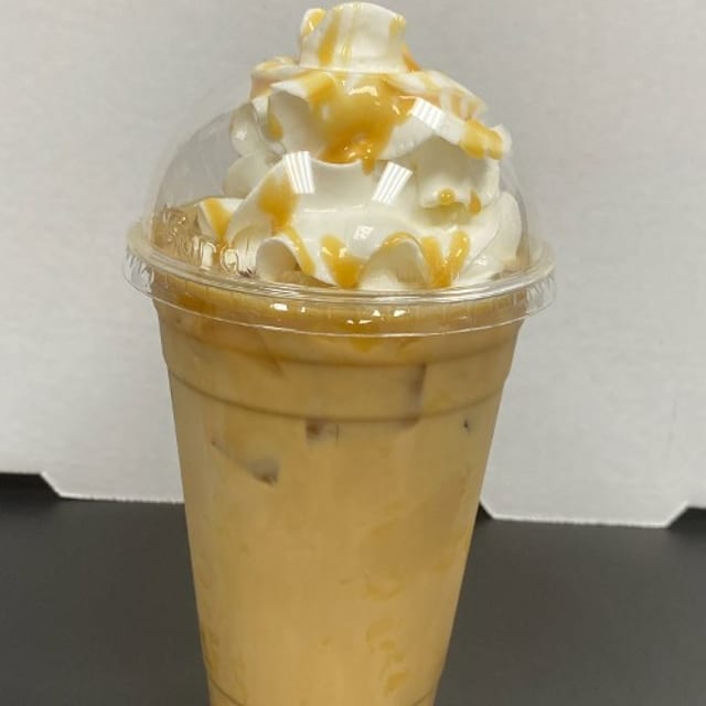 Caramel Frappe.