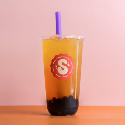 Peach Mango Boba.
