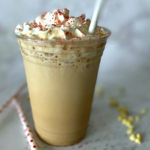White Chocolate Frappe.