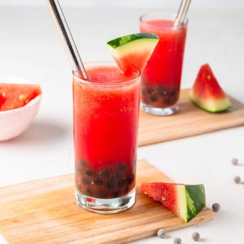 Watermelon Boba.